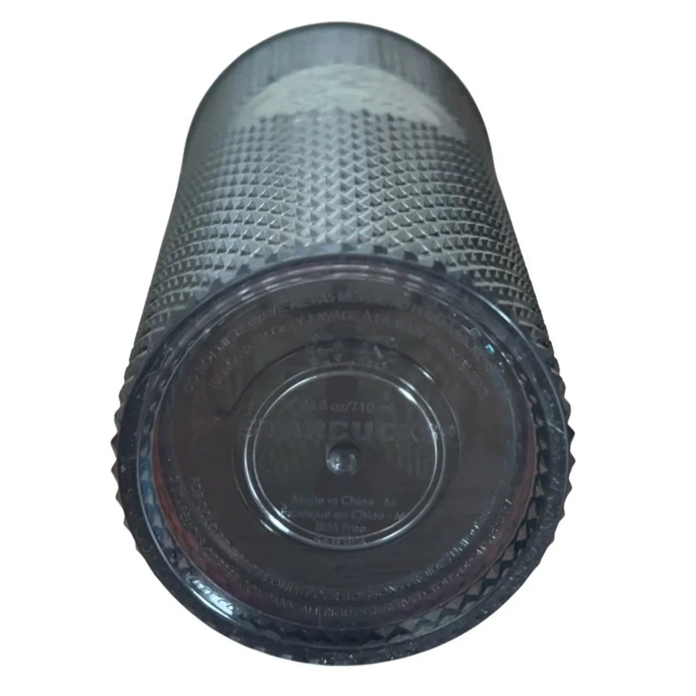 STARBUCKS Fall 2020 Grande Iridescent Studded Tumbler 24oz - Black